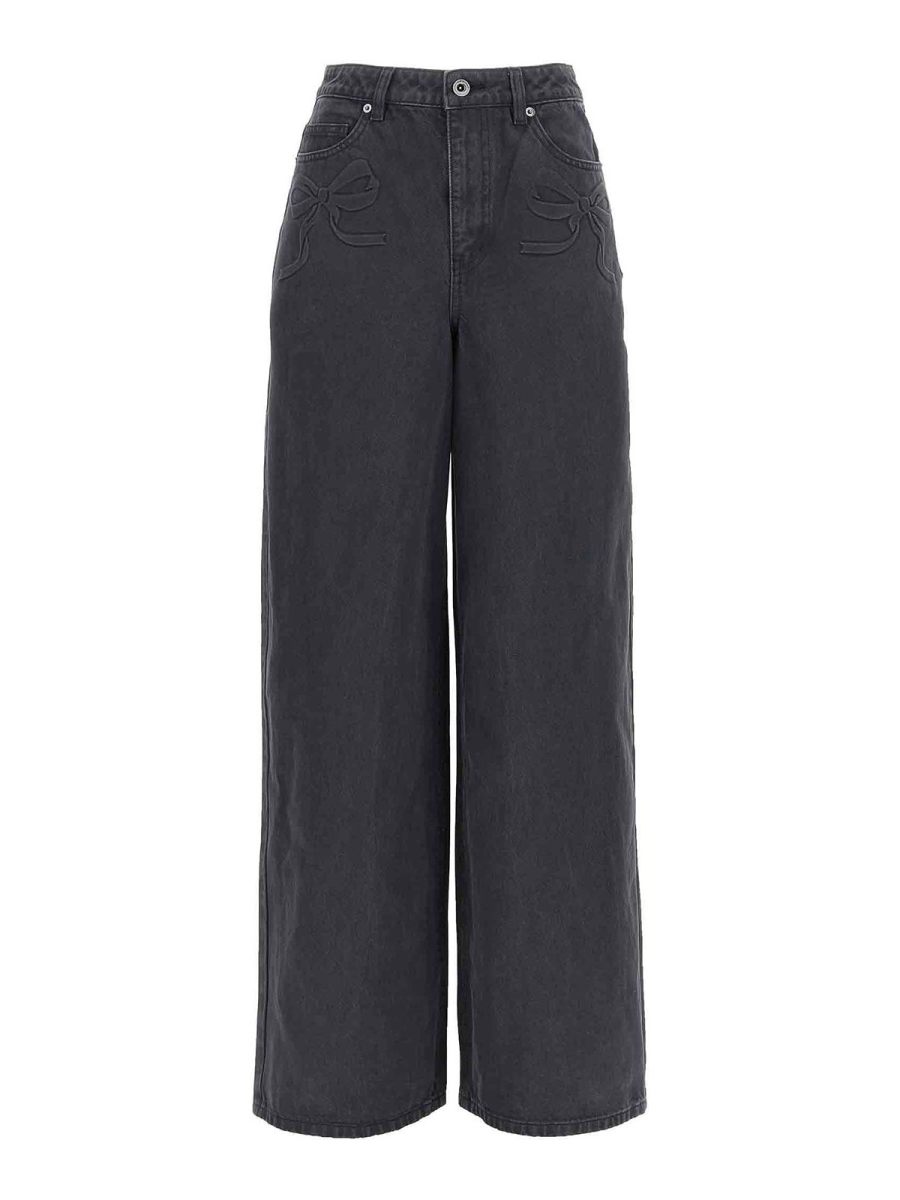 Self Portrait Jean Bootcut - Gris