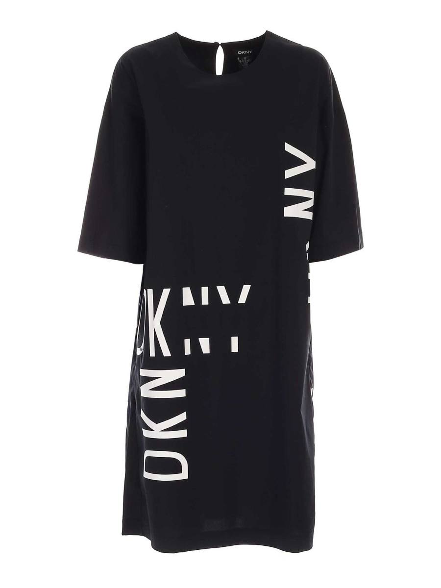 Dkny Maxi Robe - Noir