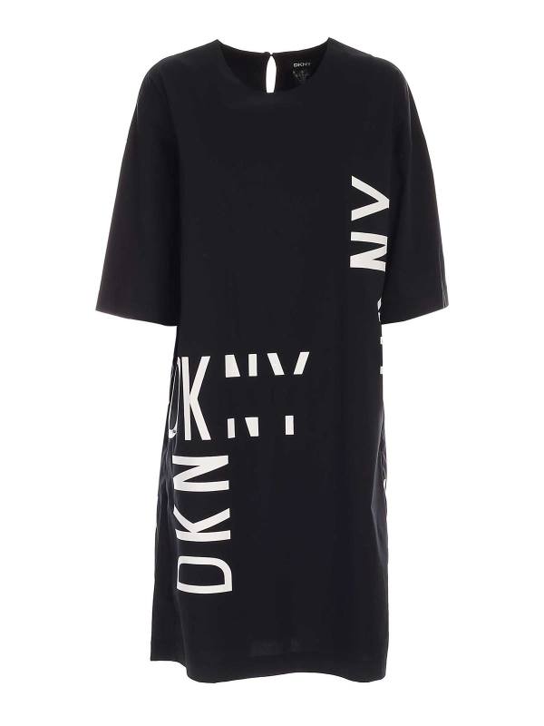 Dkny Maxi Robe - Noir