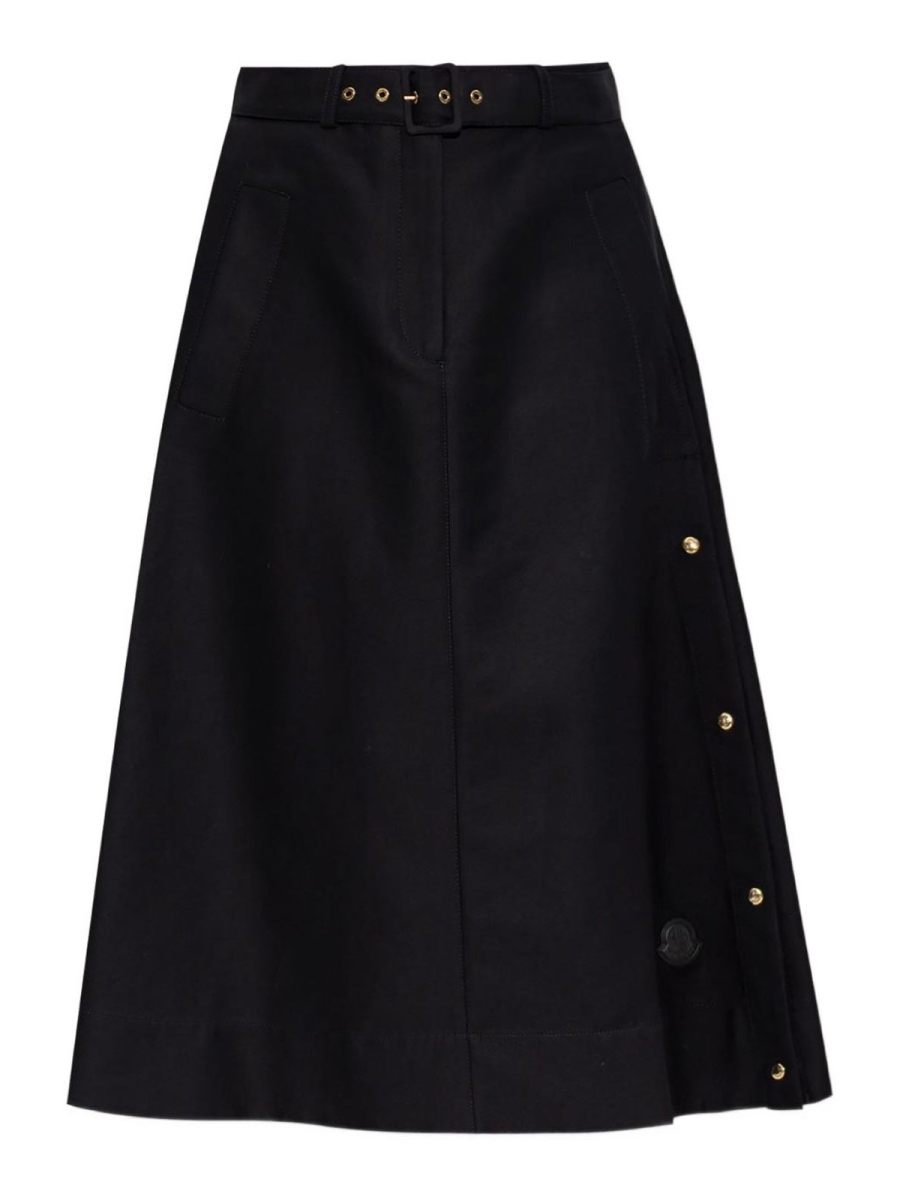 Moncler Jupe Midi - Noir
