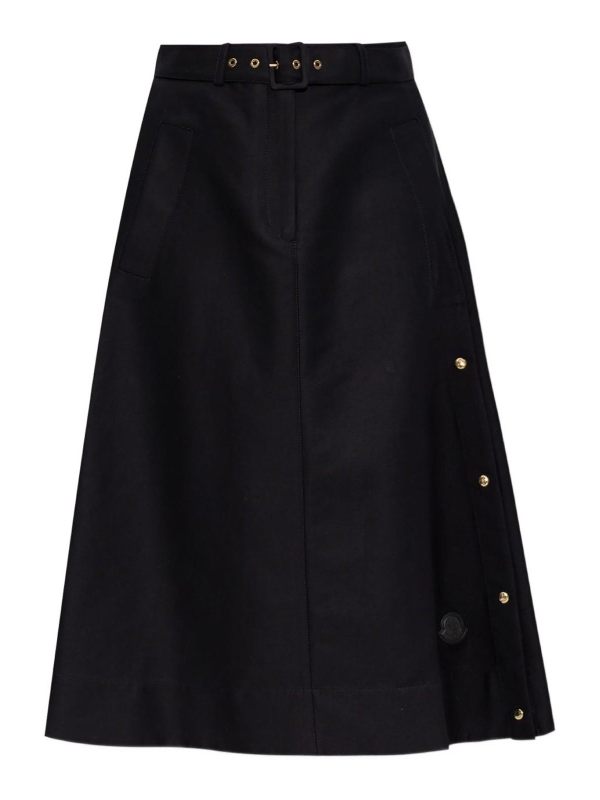 Moncler Jupe Midi - Noir