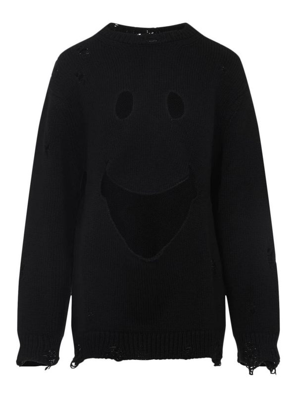 Moschino Pull Col Rond - Noir