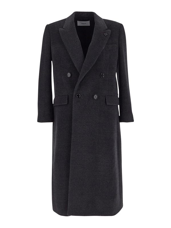 Lardini Manteau Court - Noir