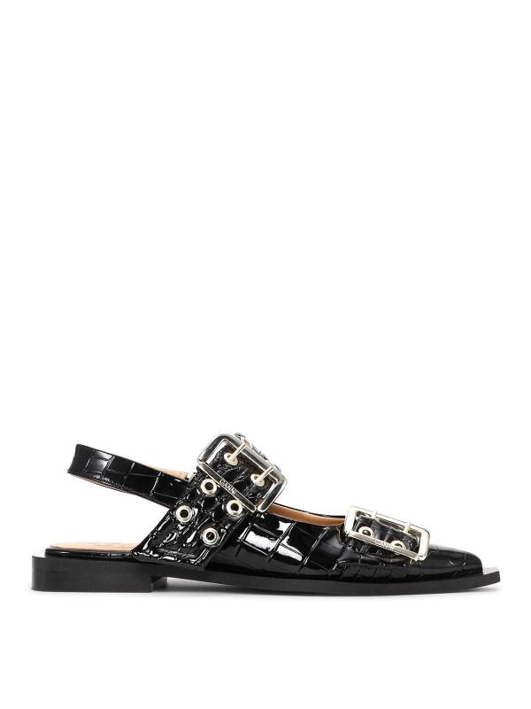 Ganni Ballerines - Noir