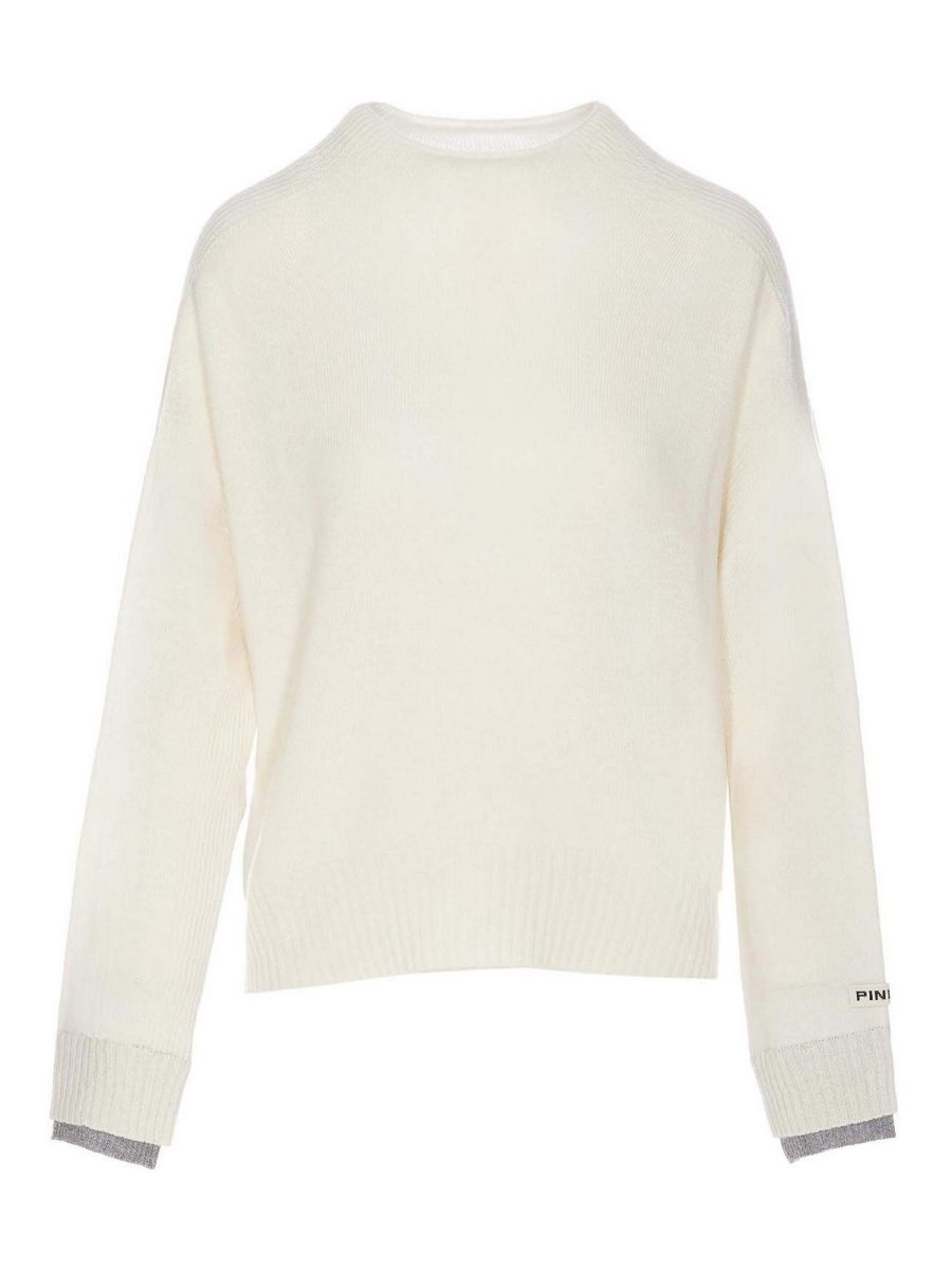 Pinko Pull Col Rond - Blanc
