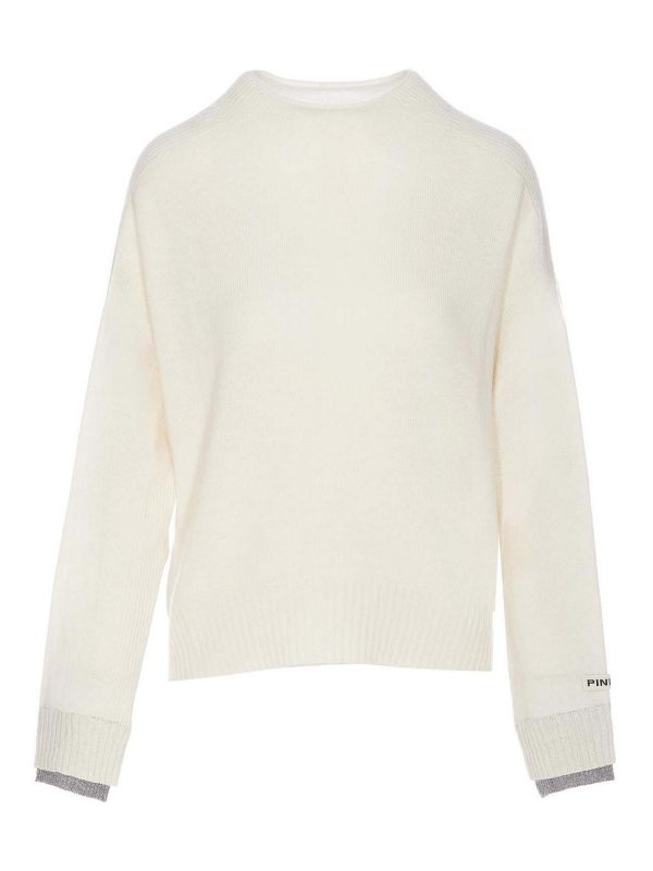 Pinko Pull Col Rond - Blanc