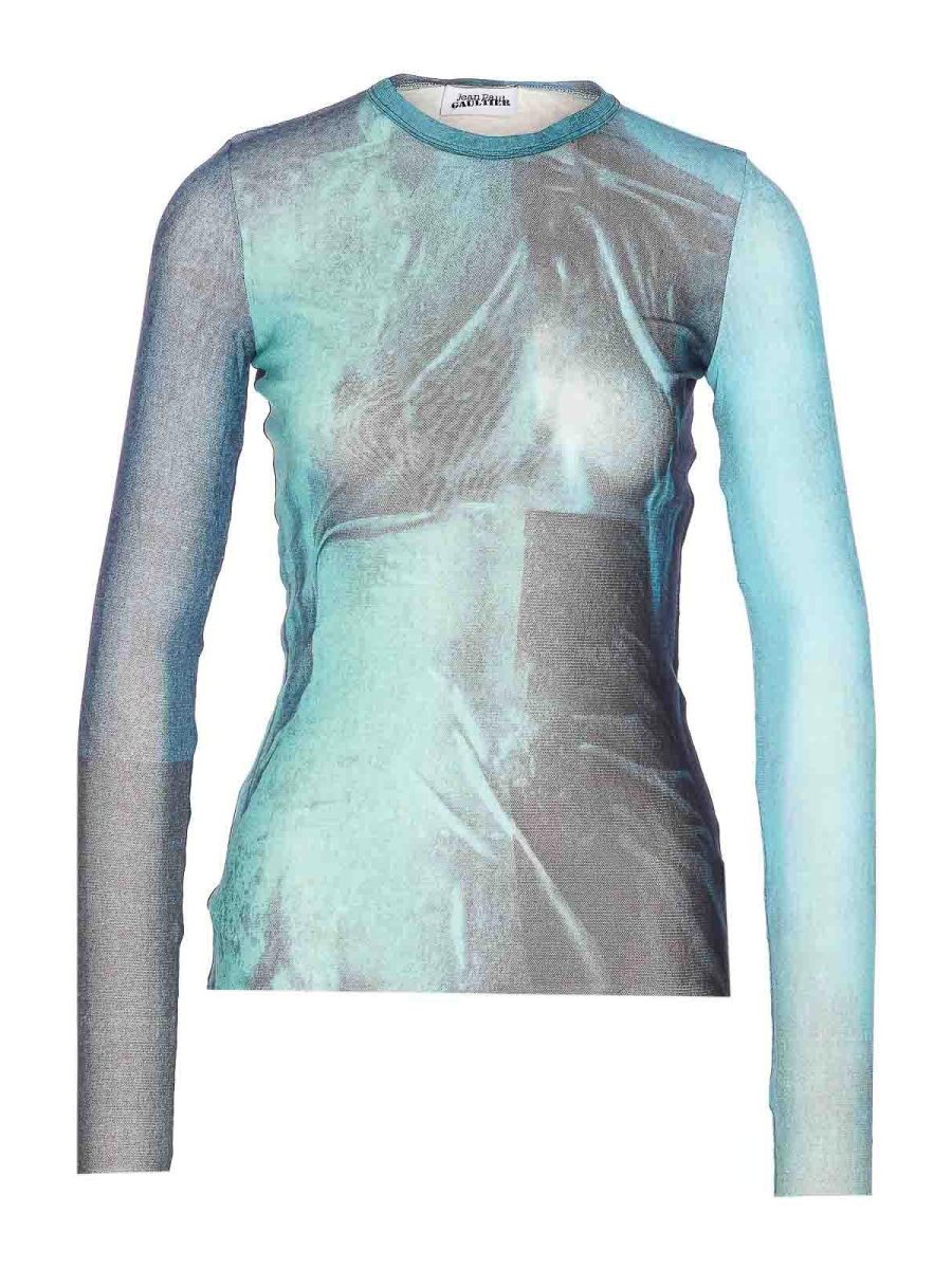 Jean Paul Gaultier Top - Bleu