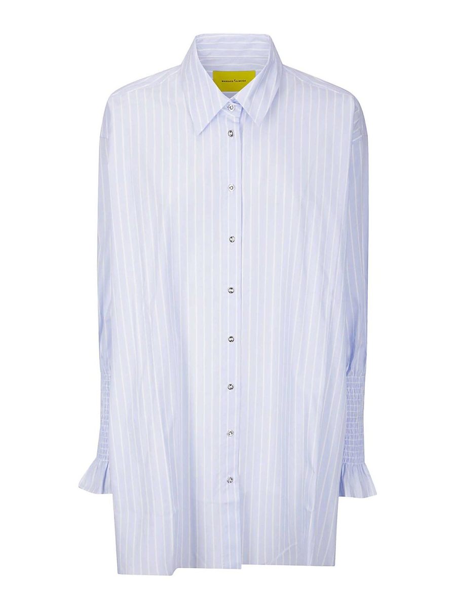 Marques' Almeida Chemise - Bleu