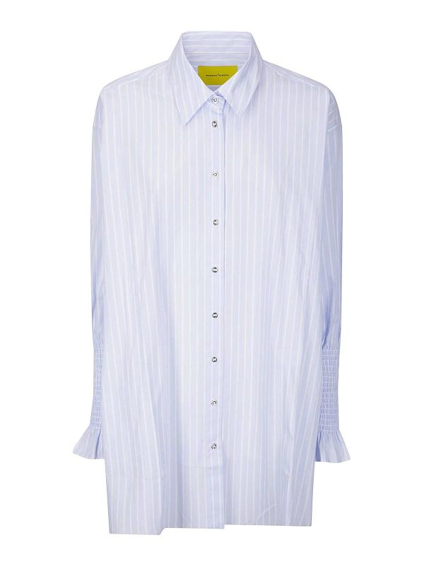 Marques' Almeida Chemise - Bleu