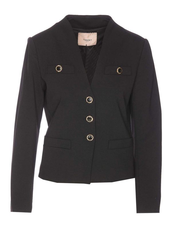 Twinset Veste Casual - Noir