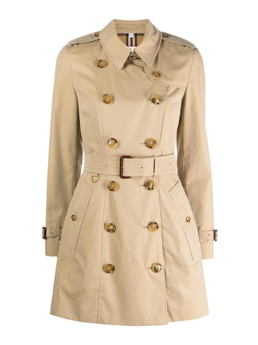 Burberry Manteau Court - Beige