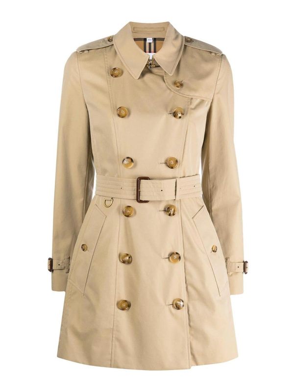 Burberry Manteau Court - Beige