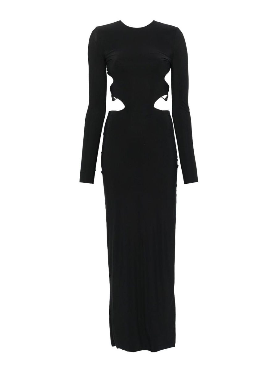 Amazuìn Robe Au Genou - Noir