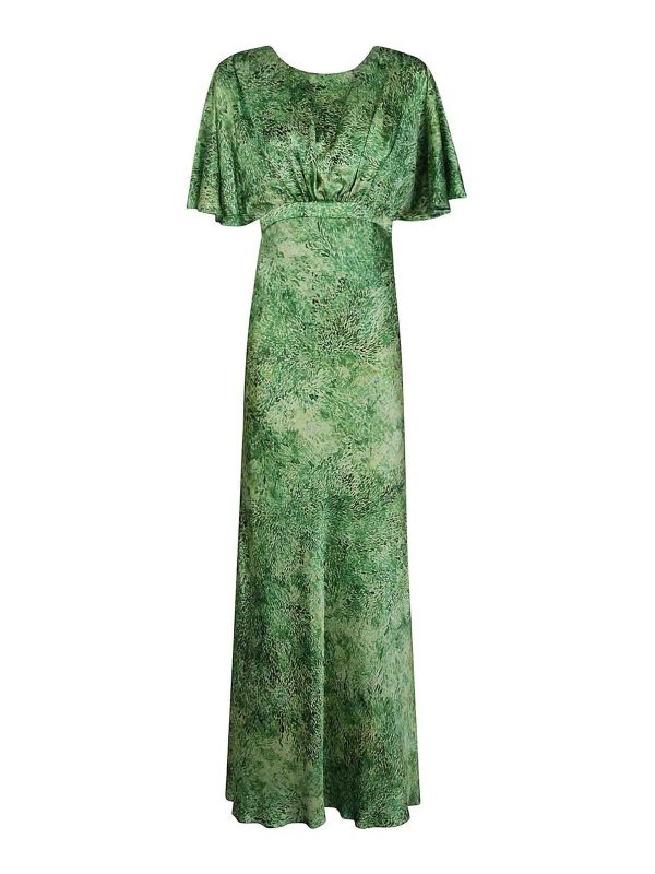 Saloni Robe Au Genou - Vert