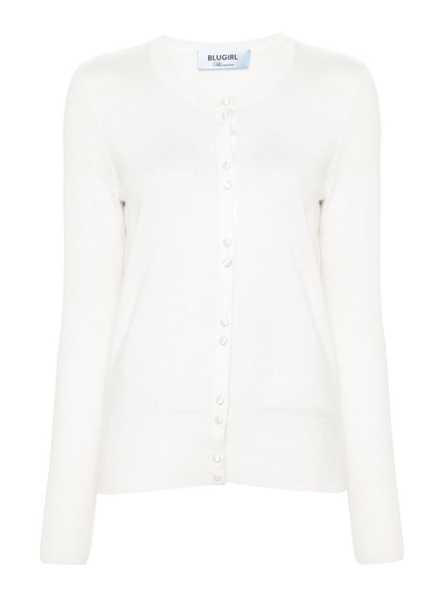 Blugirl Pull Col Rond - Blanc