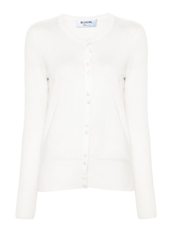 Blugirl Pull Col Rond - Blanc