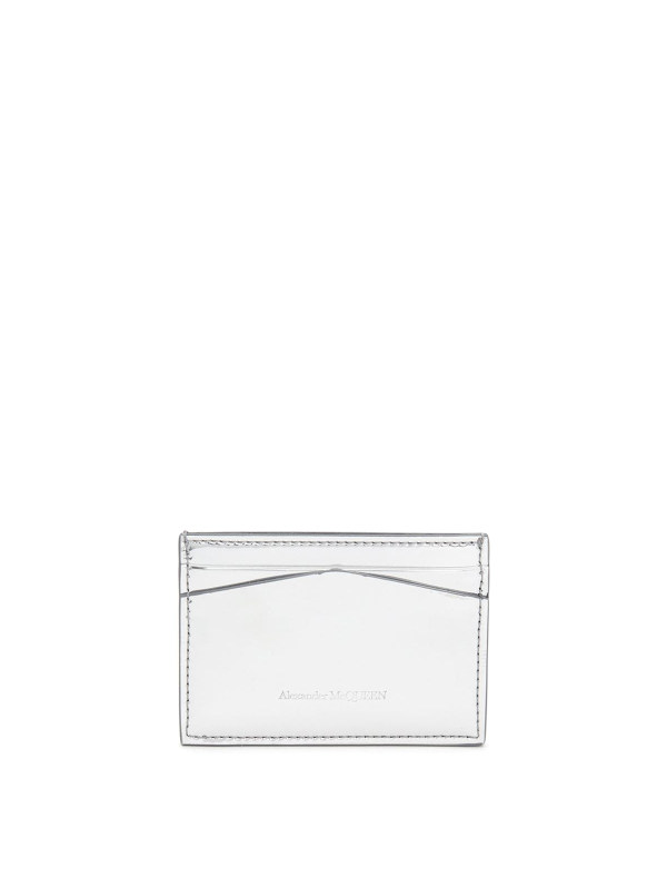 Alexander Mcqueen Portefeuilles - Argent