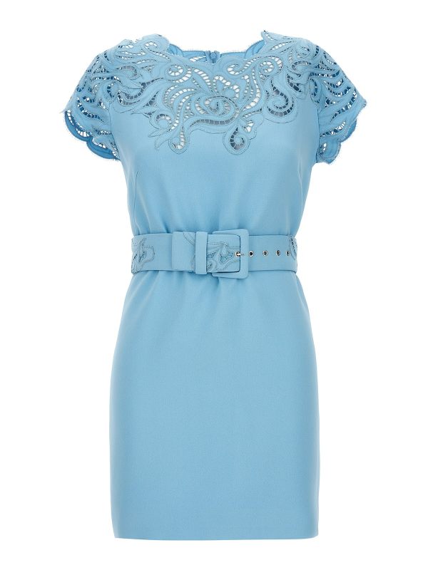 Ermanno Scervino Robe Courte - Bleu Clair