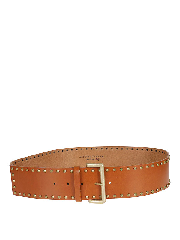 Alessia Zamattio Ceinture - Marron