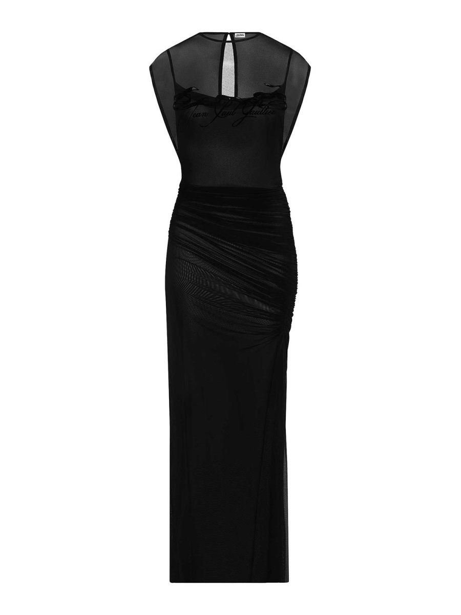 Jean Paul Gaultier Maxi Robe - Noir