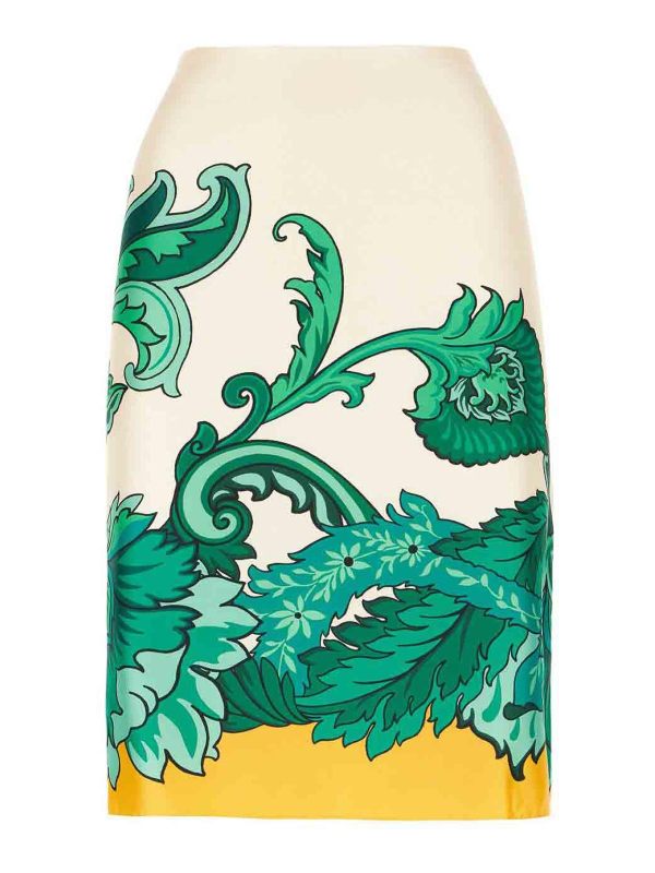 Etro Jupe Midi - Blanc