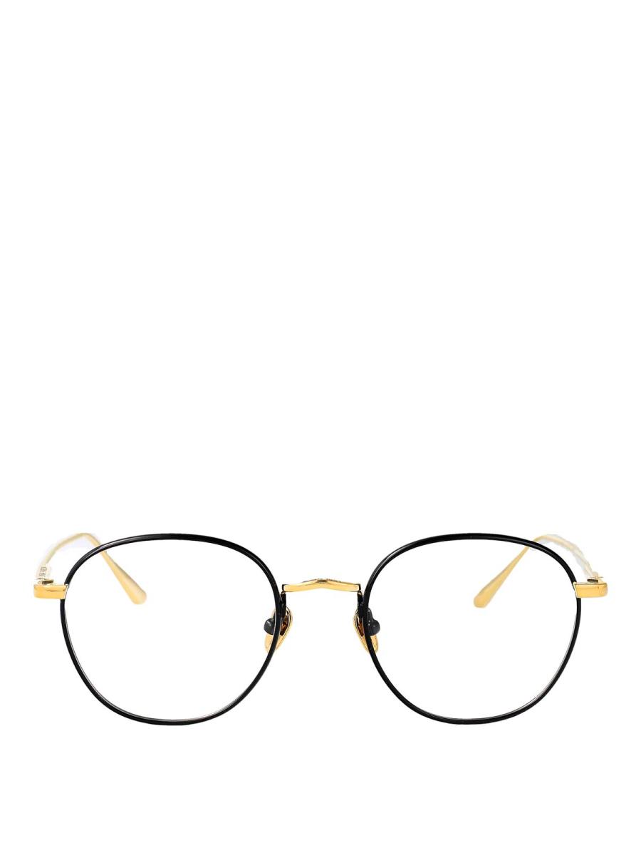 Linda Farrow Lunettes De Soleil - Or