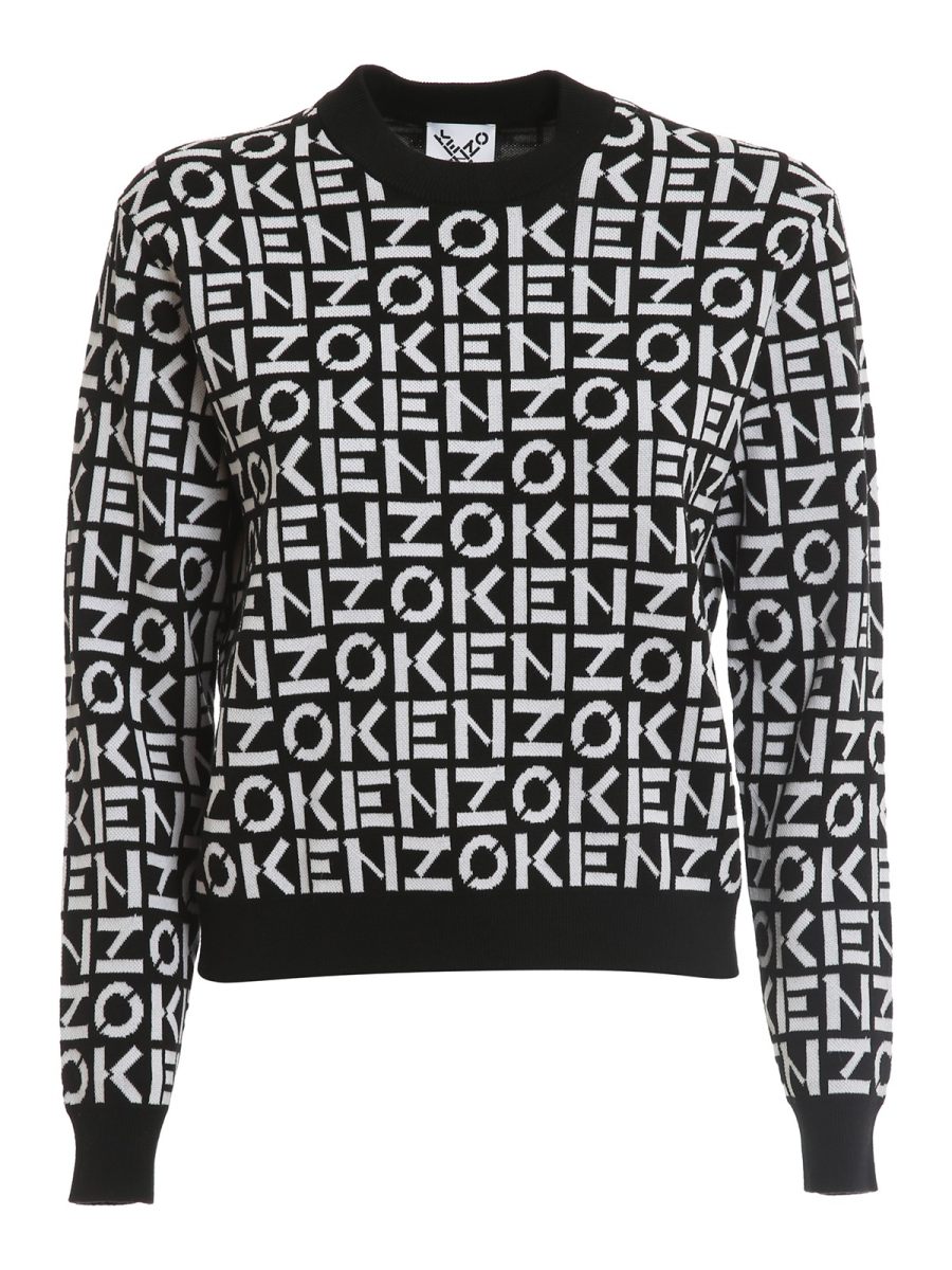 Kenzo Pull Col Rond - Noir