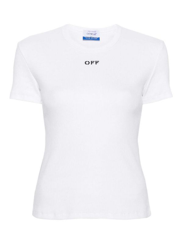 Off-White T-Shirt - Blanc
