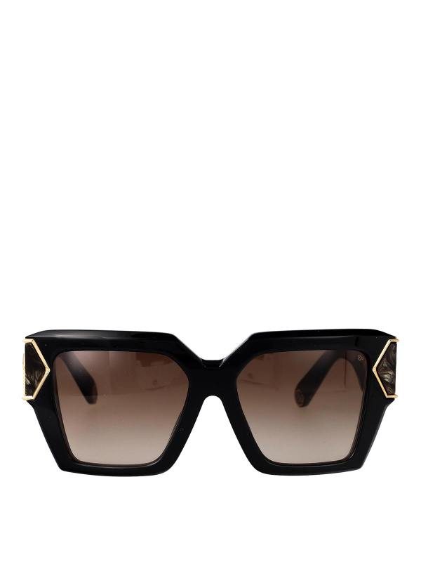 Philipp Plein Lunettes De Soleil - Noir