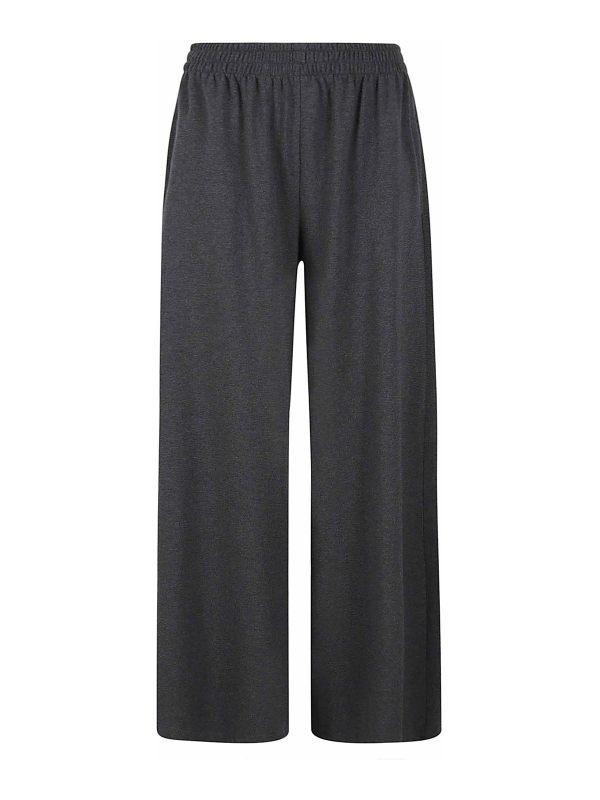 Norma Kamali Pantalons Décontractés - Gris
