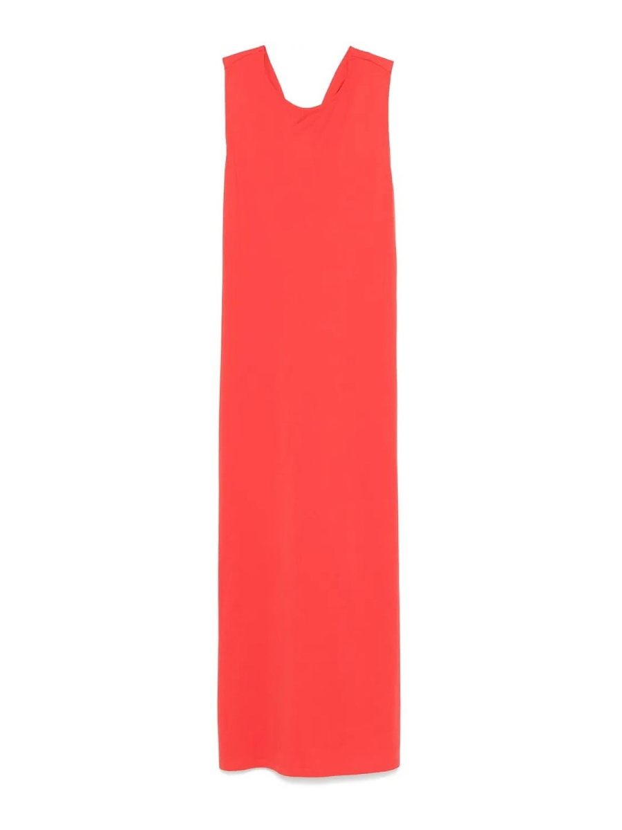 Loulou Studio Robe Au Genou - Rouge