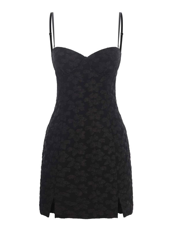 Rotate Birger Christensen Robe Courte - Noir