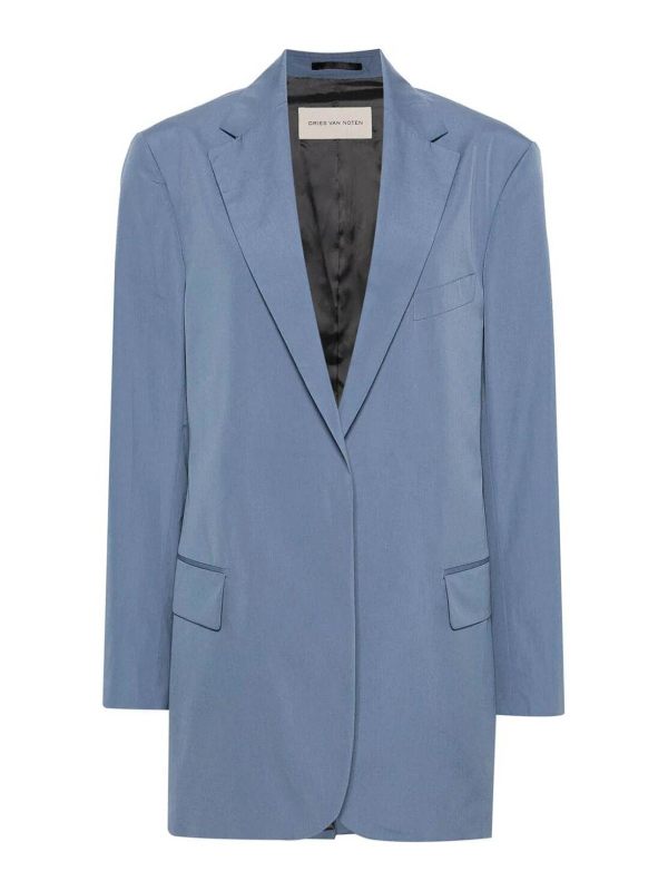 Dries Van Noten Veste Casual - Bleu Clair