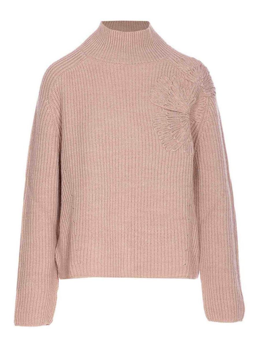 Liu Jo Pull Col Roulé - Rose