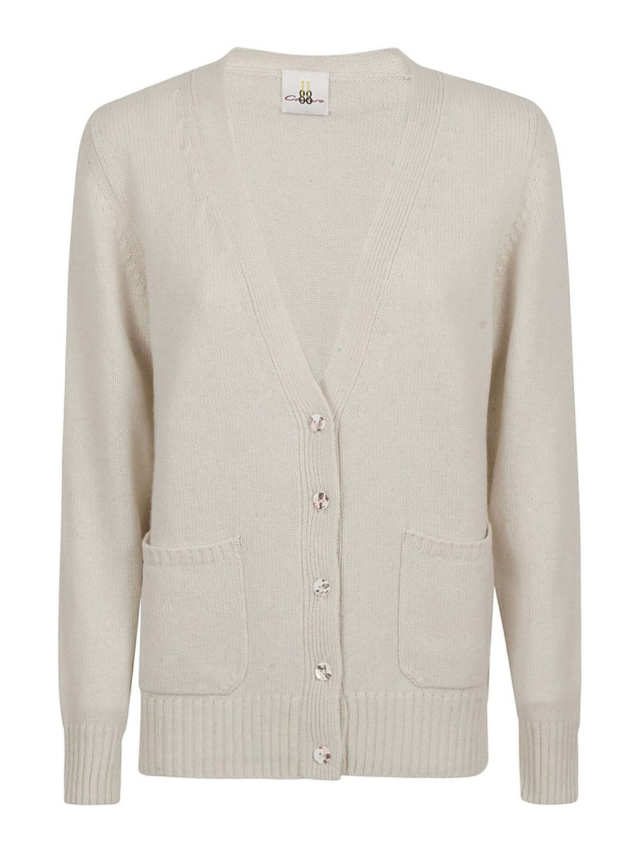 Eleven88 Cardigan - Blanc