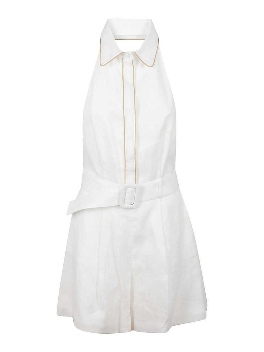 Mvp Wardrobe Maxi Robe - Blanc