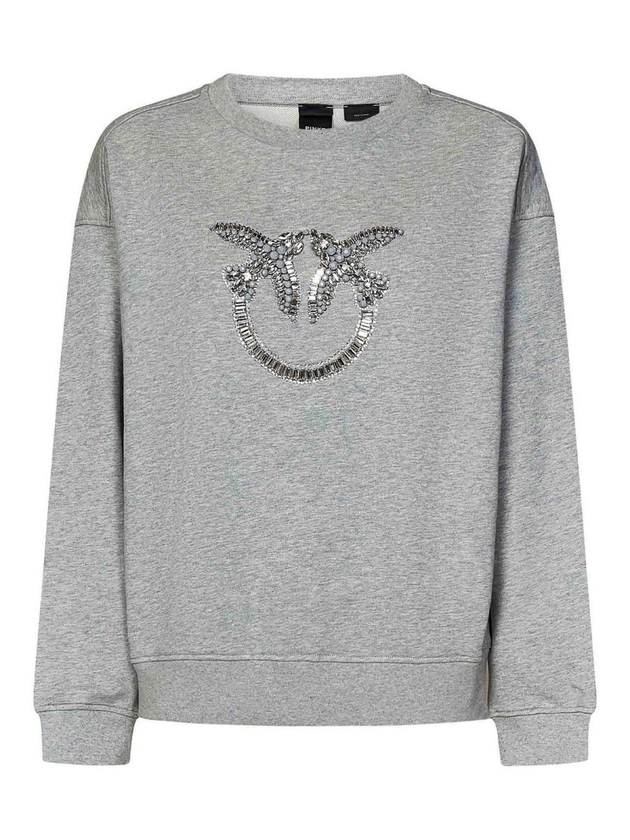 Pinko Pull Col Rond - Gris