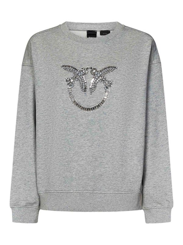 Pinko Pull Col Rond - Gris