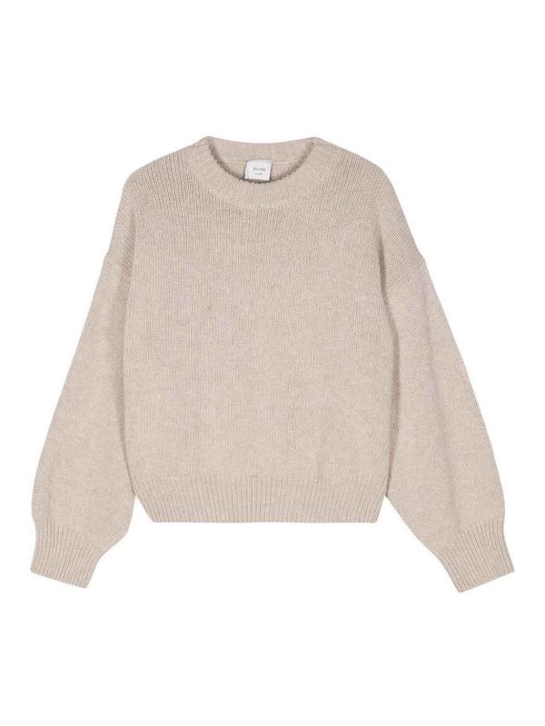 Alysi Pull Col Rond - Beige