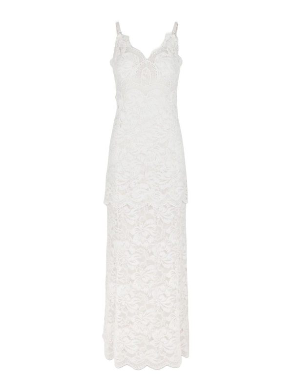 Rabanne Maxi Robe - Blanc