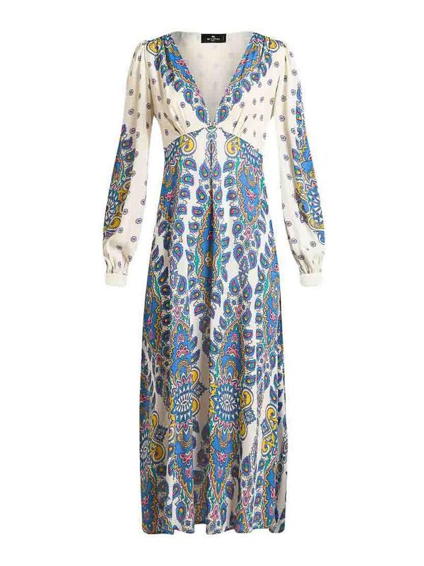 Etro Robe Au Genou - Blanc