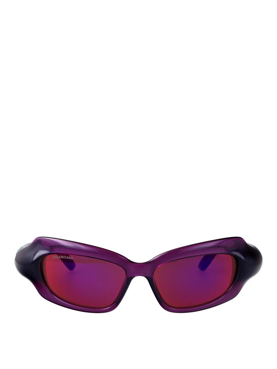 Balenciaga Lunettes De Soleil - Violet