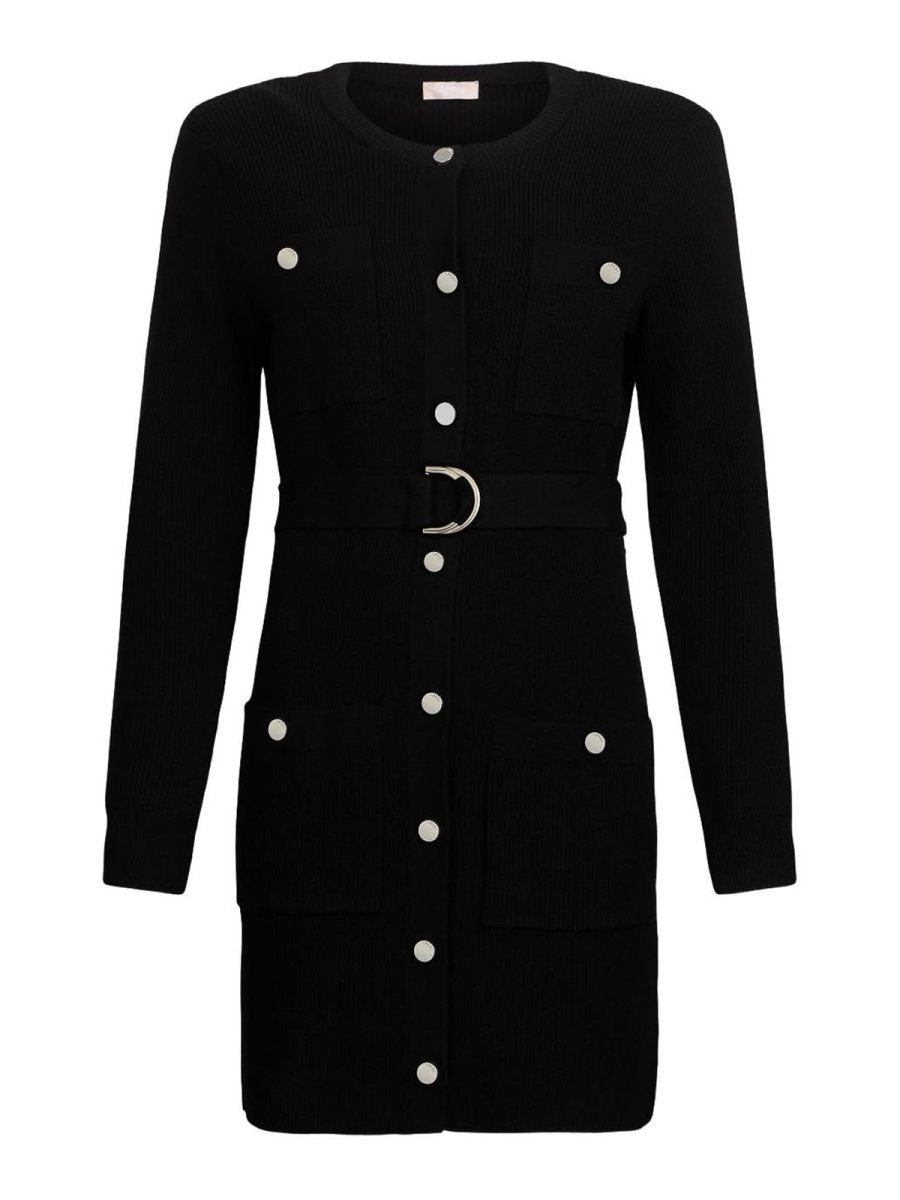 Liu Jo Robe Au Genou - Noir