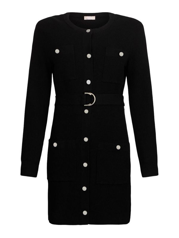 Liu Jo Robe Au Genou - Noir