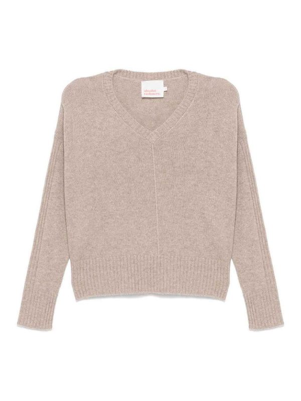 Absolut Cashmere Pull Col Rond - Marron
