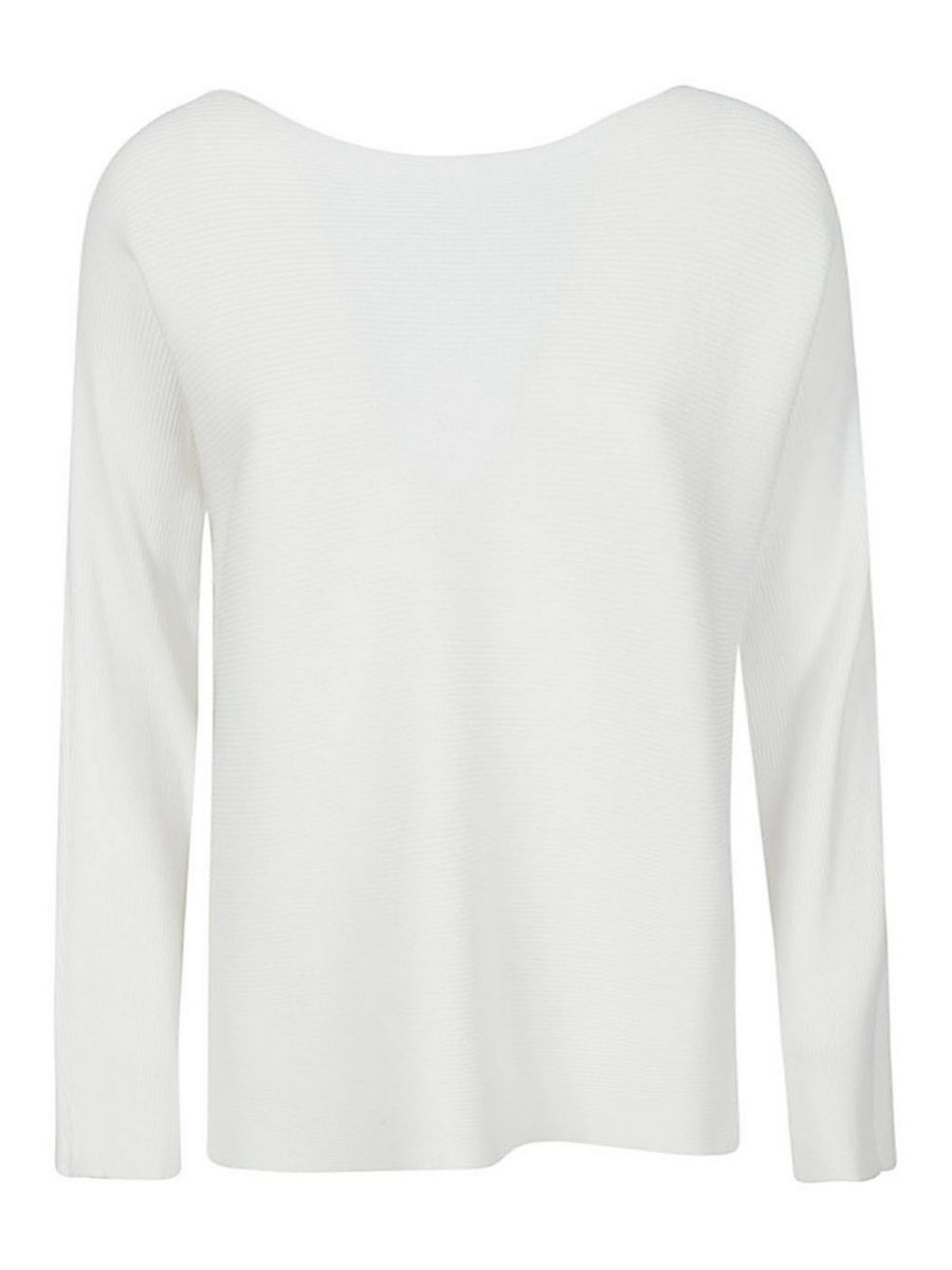 Liviana Conti Pull Col Rond - Blanc