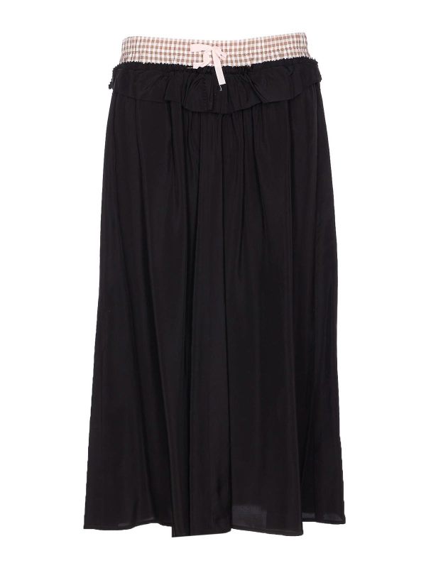 Maison Margiela Jupe Midi - Noir