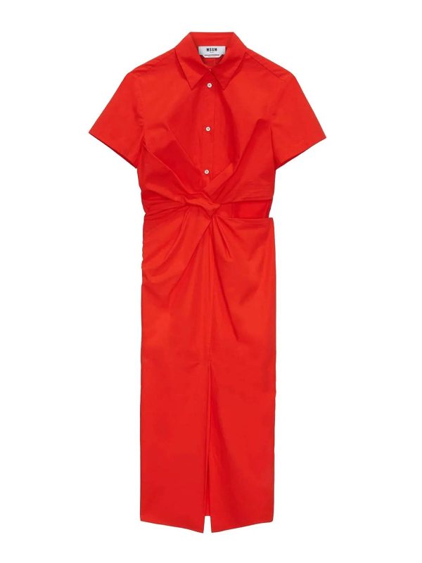 M. S.G. M. Robe Courte - Rouge