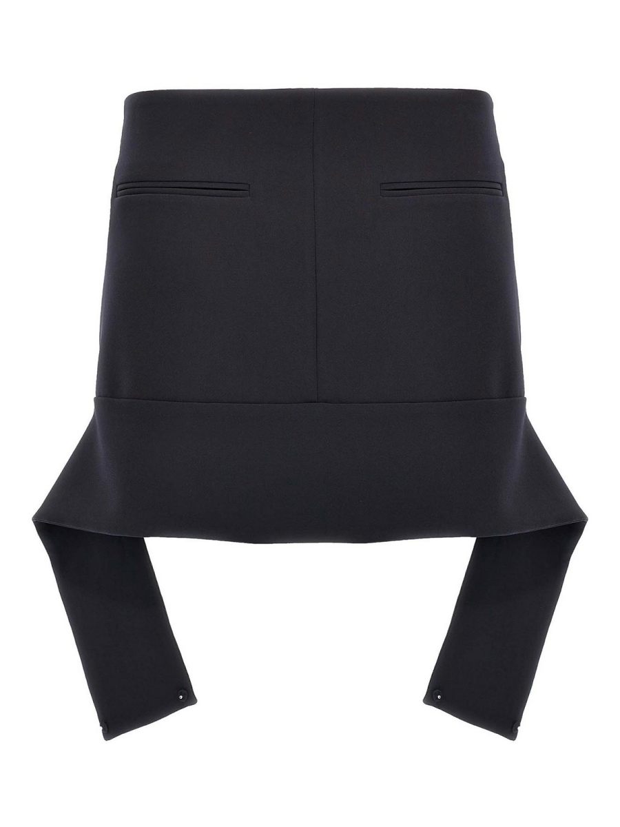 Courreges Jupe Midi - Bleu