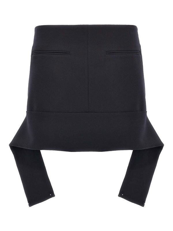 Courreges Jupe Midi - Bleu